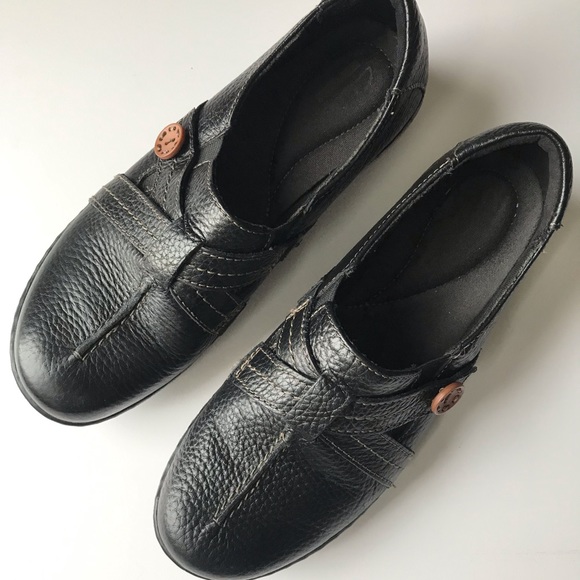 CLARKS in Black Super Comfy size 7 - Picture 4 of 8
